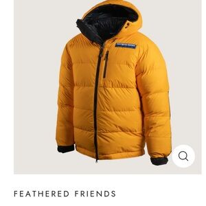 Feathered Friends Down Parka - Men’s/Unisex - Yellow - Excellent Condition